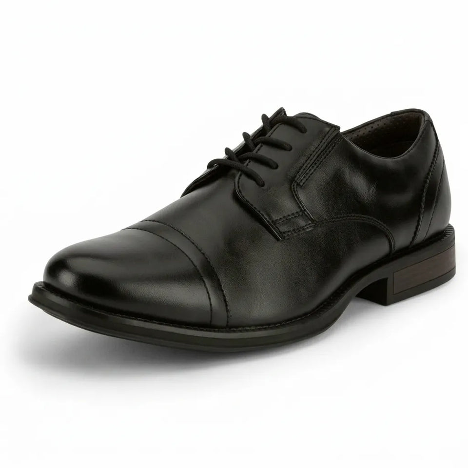 Dockers Men's Black Garfield Cap Toe Oxford Casual Shoes