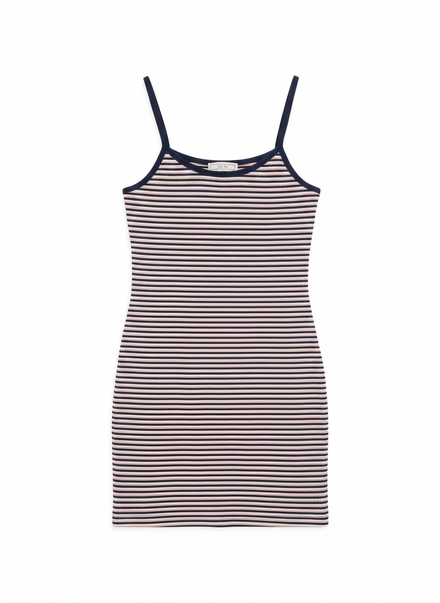 Hippie Rose Women’s Navy, Pink, and White Striped Mini Dress | Hippie Rose in Lebanon