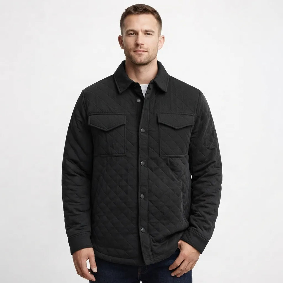 Dakine Men's Black Quilted Overshirt