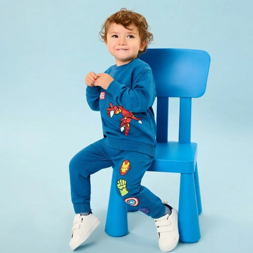 Sinsay Baby Boy's Blue Marvel Avengers Graphic sweatpants