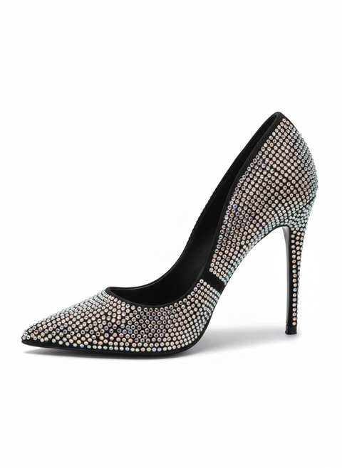 Steve Madden Women's Black Rhinestone Dynomite Pump Heels |Steve Madden In Lebanon