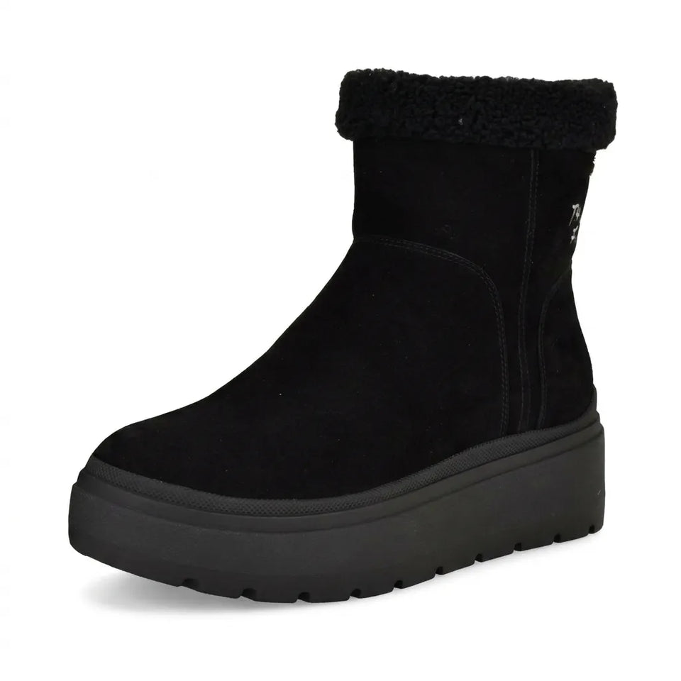 Tommy Hilfiger Women's Black Pilowi Cozy Platform Cold Weather Boots