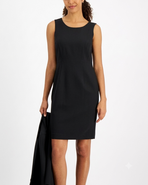 Le Suit Women's Black Sleeveless Sheath Dress Suit|Le Suit In Lebanon
