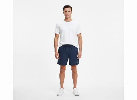 Calvin Klein Men's Navy Blue Lightweight Drawstring Shorts | Calvin Klein in Lebanon