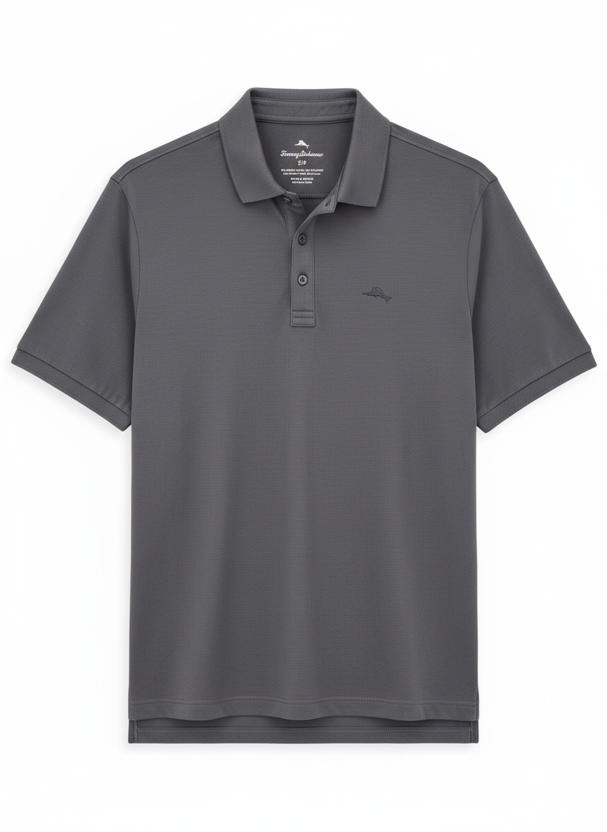 Tommy Bahama Men's Charcoal Grey Polo Shirt| Tommy Bahama in Lebanon