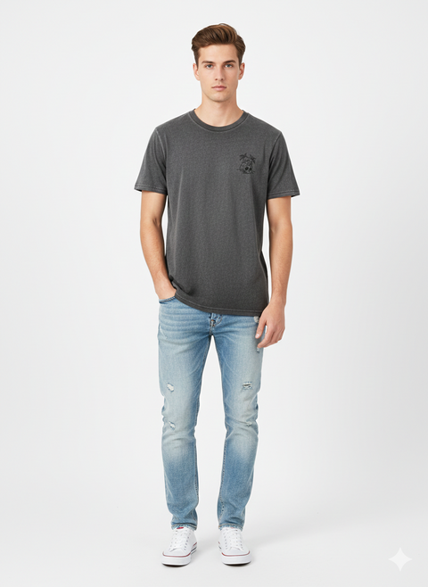 Reef Men's Washed Charcoal  T-Shirt | Reef in Lebanon