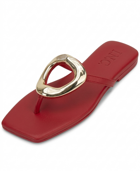 I.N.C. International Concepts Women's Red Yadira Flat Slipper | I.N.C. International Concepts In Lebanon