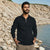 Sinsay Men's Black Zipper Mock Collar Sweater
