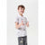 Sinsay Boy's White Peanuts All-Over Printed Polo