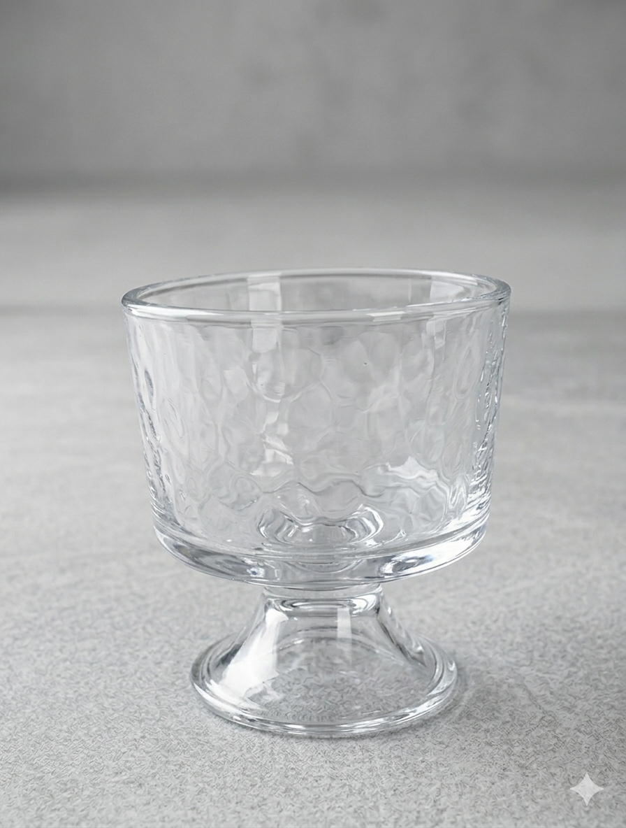 Deli Glass Clear Cheerfulness Of Summer Ice Cream Cups 300ml 6Pcs (TB033A M1-5) | Deli Glass In Lebanon