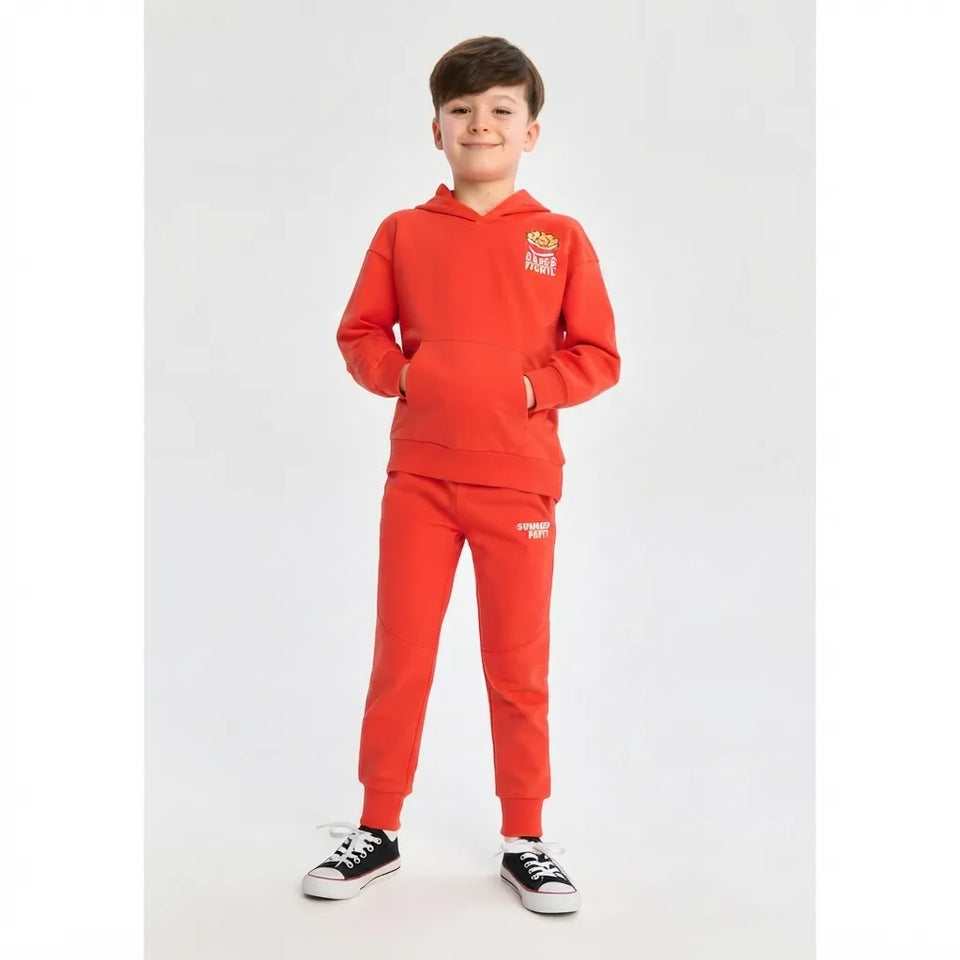 Sinsay Boy's Red Back Printed Set