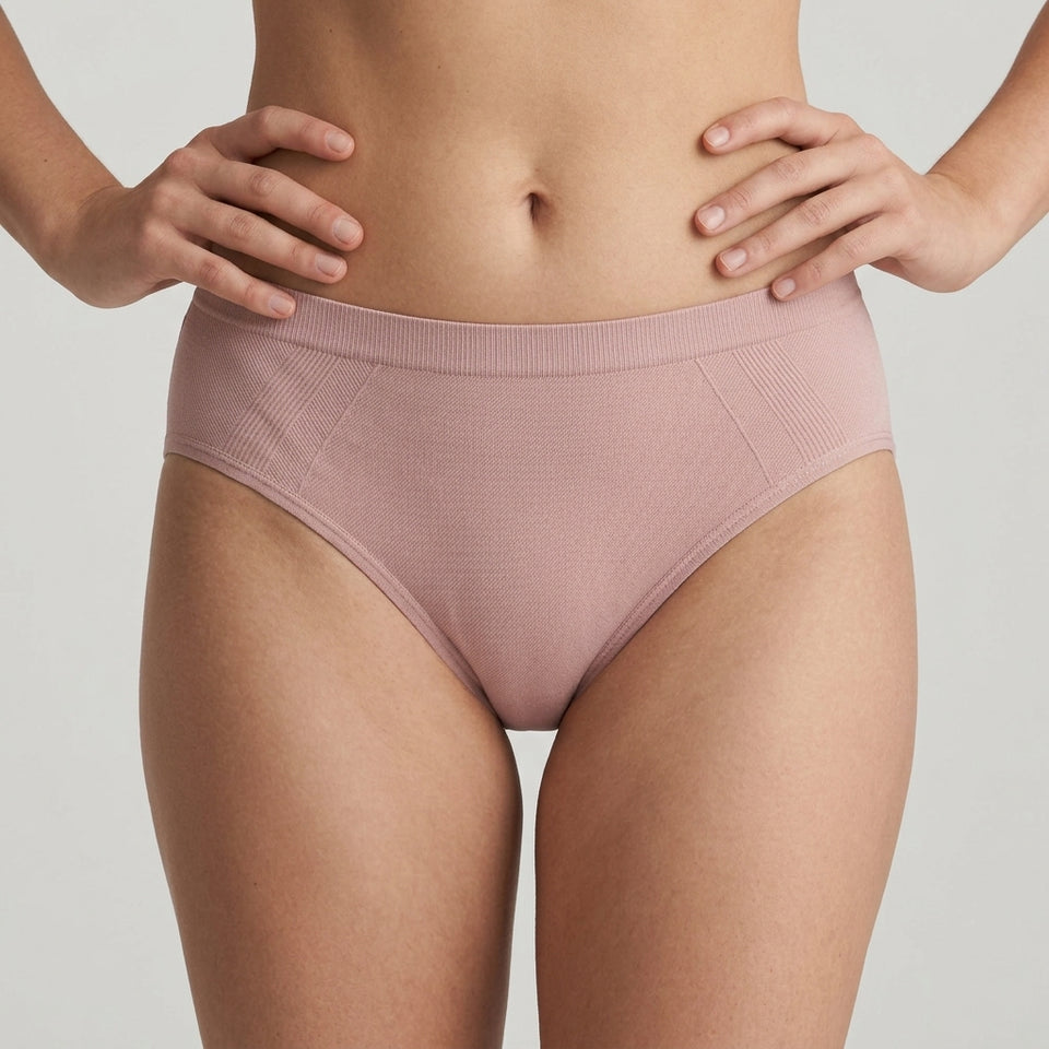 Fitwell Women's Dusty Rose seamless Comfort Brief