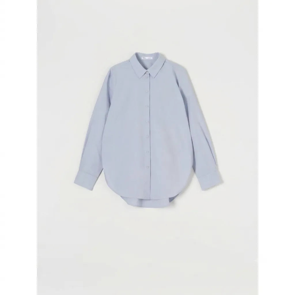 Sinsay Women's Light Blue Long Sleeve Shirt