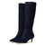 Lauren Ralph Lauren Women's Navy Mckay Suede Tall Heel Boots