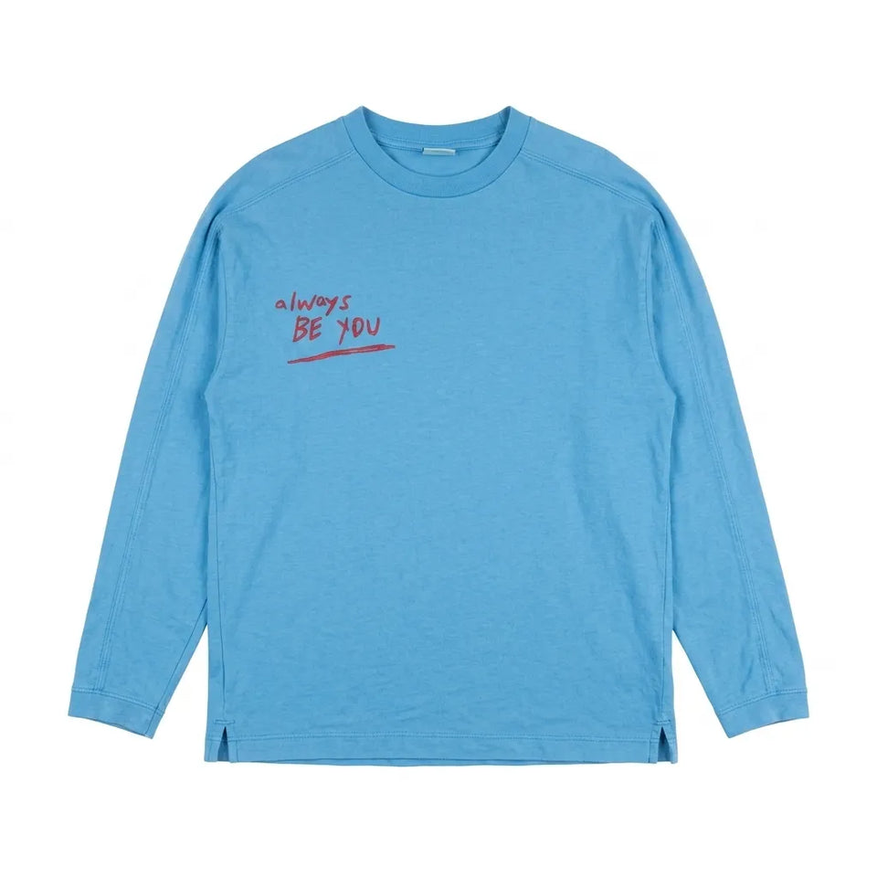 Zara Boy's Blue " Always Be You " PrintedLong SleeveBlouse | Zara in Lebanon