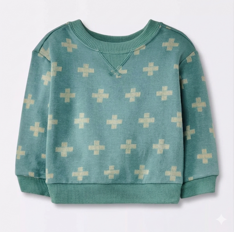 Cloud Island Baby Boy's Blue Sweatshirt  | Cloud Island in Lebanon