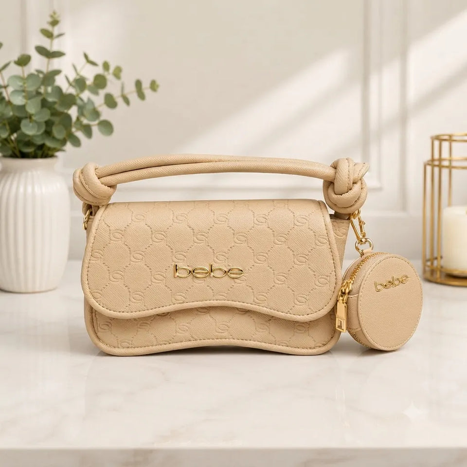 Bebe Women's Romina Embossed Crossbody Bag