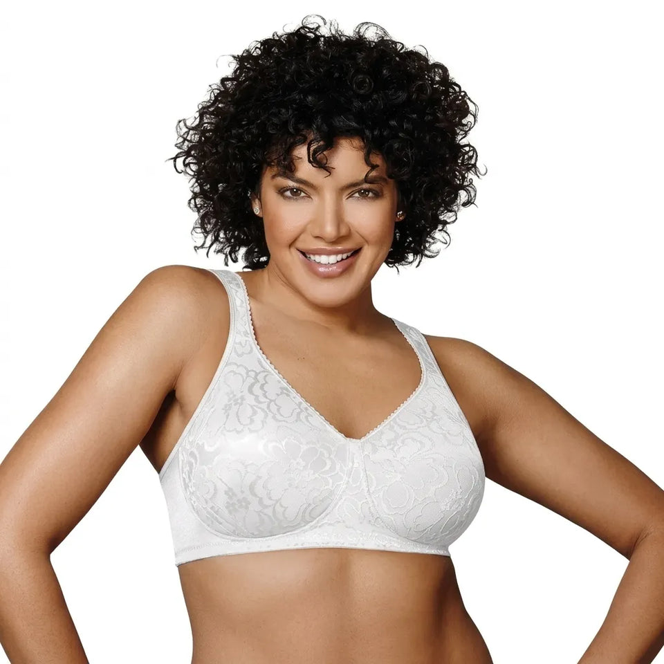 Playtex Women's White 18-Hour Ultimate Lift and Support Wireless Bra