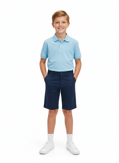 Cat & Jack Boys' Navy Blue Performance Chino Shorts | Cat & Jack in Lebanon