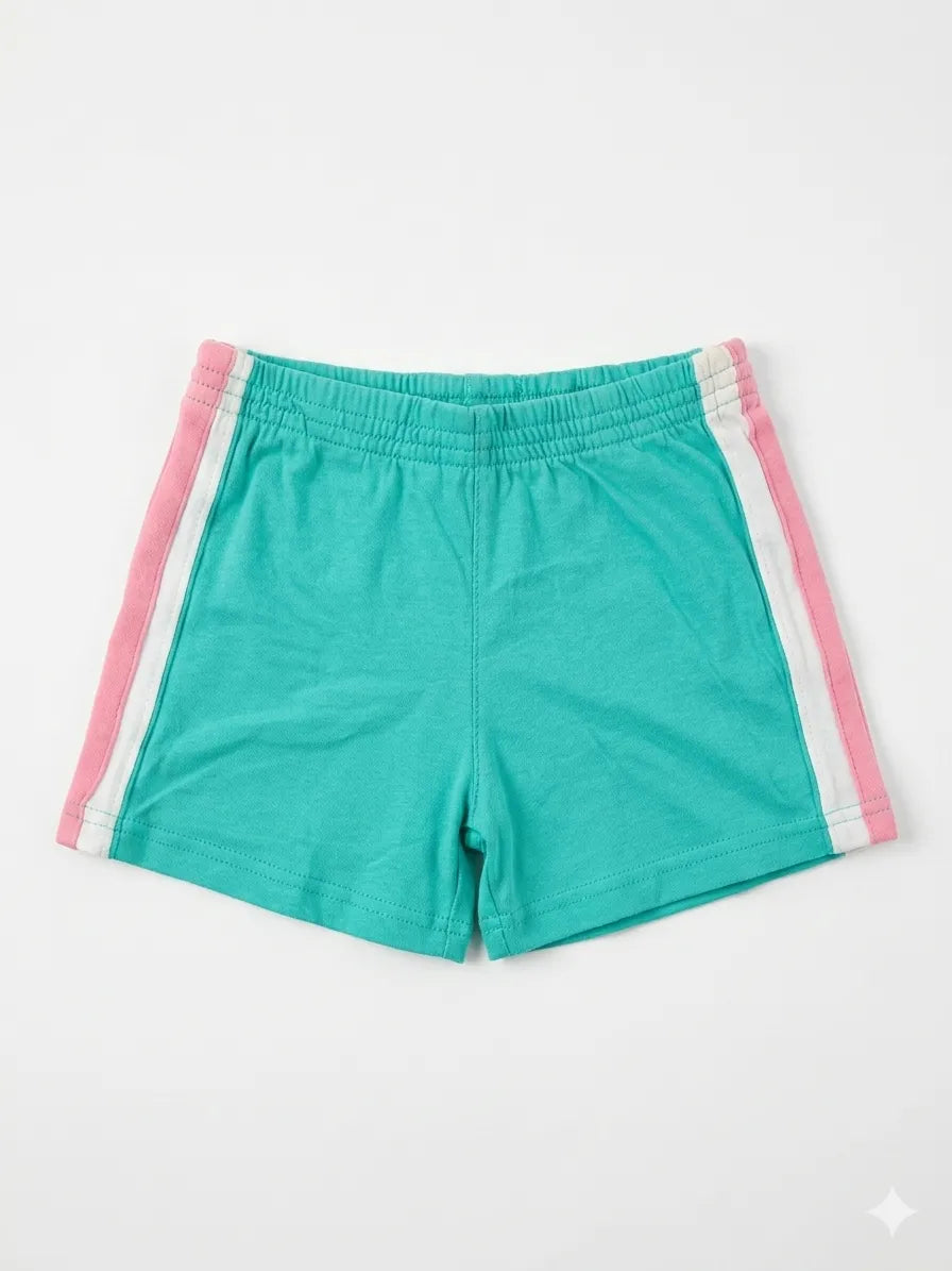 Gla & Co Girl's Aqua Candy PinkShorts| Gla & Coin Lebanon