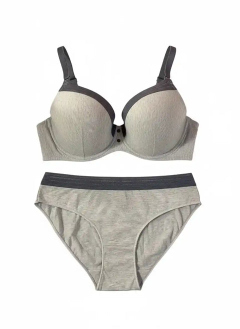 Demar Women's Grey Lingerie Set | Demar In Lebanon