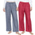 Gap Women's Multicolor Flannel Printed Pant 2-Pack Pajama Bottom