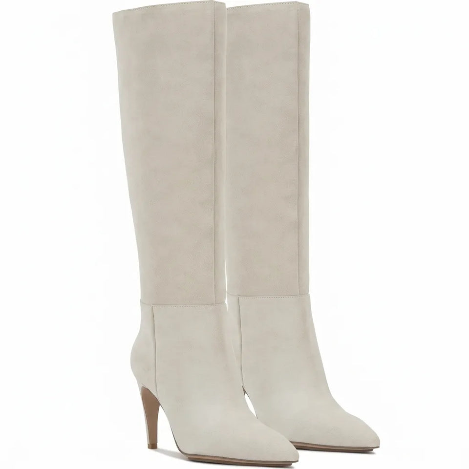 Vince Camuto Women's Off White Brigitte Dress Boots