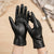 Marcus Adler Women's Black Genuine Leather Gloves
