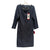 Buffalo David Bitton Women's Navy Stripe Luxe Ponte Dress