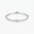 Anne Klein Women's Silver-Tone Four Pearl Bangle Bracelet