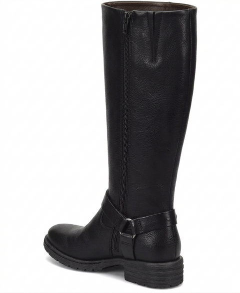 b.o.c. Women's Black Leather Clotilde Knee-High Riding Boots | b.o.c. in Lebanon