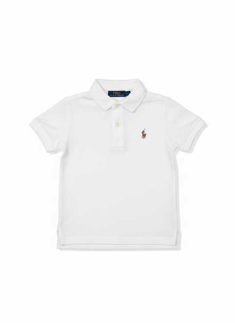 Polo Ralph Lauren Baby Boy's White Short Sleeve Polo Shirt | Polo Ralph Lauren in Lebanon