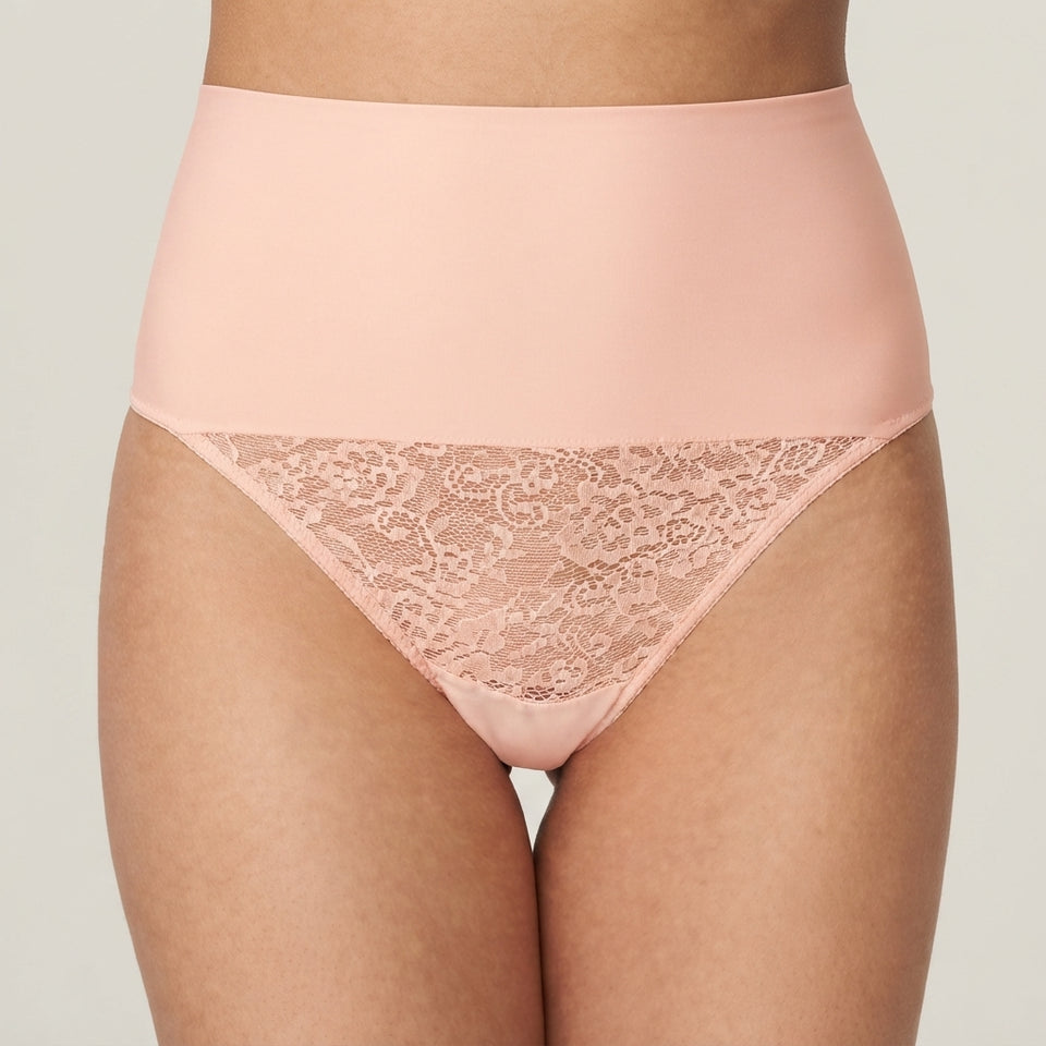 Maidenform Women's Pale Pink Tame Your Tummy Lace Briefs