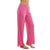 Roudelain Women's Dark Pink Ribbed Glitter-Print Pajama Bottom