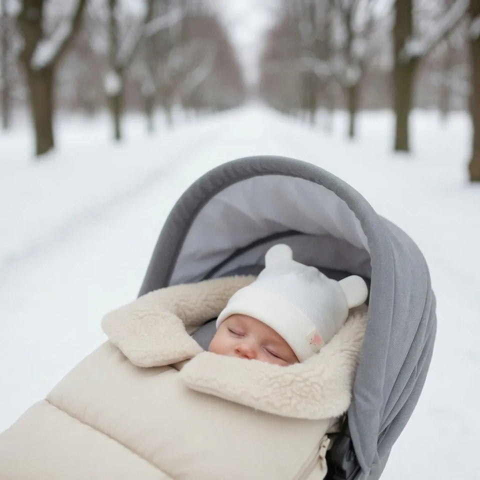Sinsay Baby Girl's White Bear Ears Beanie
