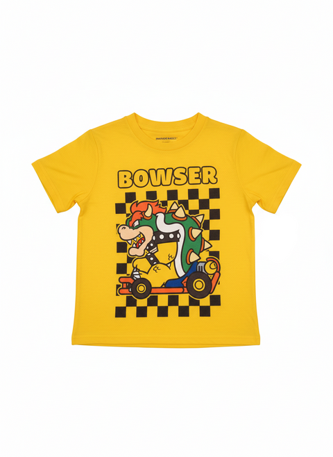 Komar Kids r Boys' Yellow  Mario Kart Bowse Graphic T-Shirt | Komar Kids in Lebanon
