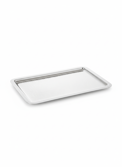 Lucky Tiger Stainless Steel Rectangular Tray  (SO-783-C)