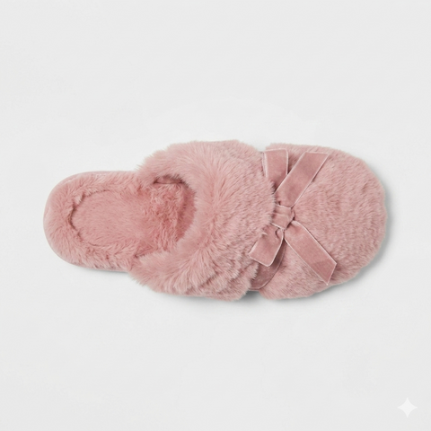 Auden Women's Pink Arbor Plush Scuff Slippers|Auden In Lebanon