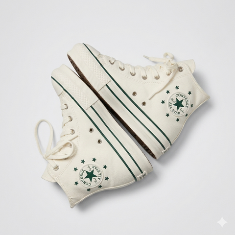 Converse Girl's Off White Chuck Taylor All Star Eva Lift - Grade School|Converse In Lebanon