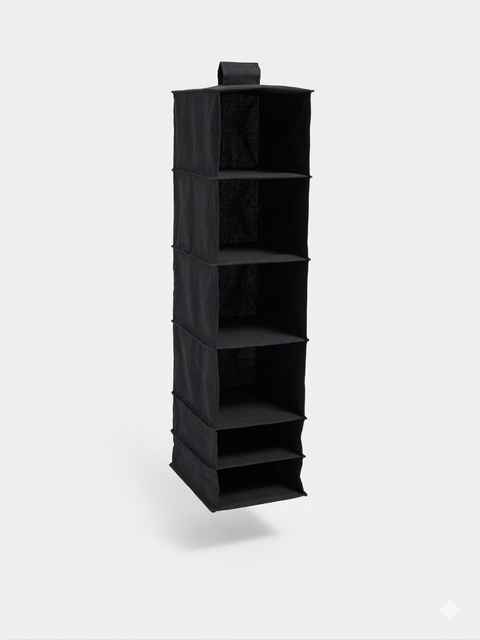 Sinsay Home Black 6-Shelf Hanging  25 cm x 35 cm x 110 cm Wardrobe Organizer | Sinsay in Lebanon