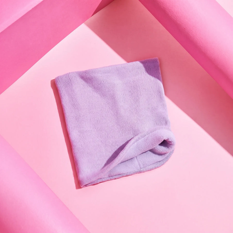 Sinsay Girl's Purple Knitted Snood Scarf