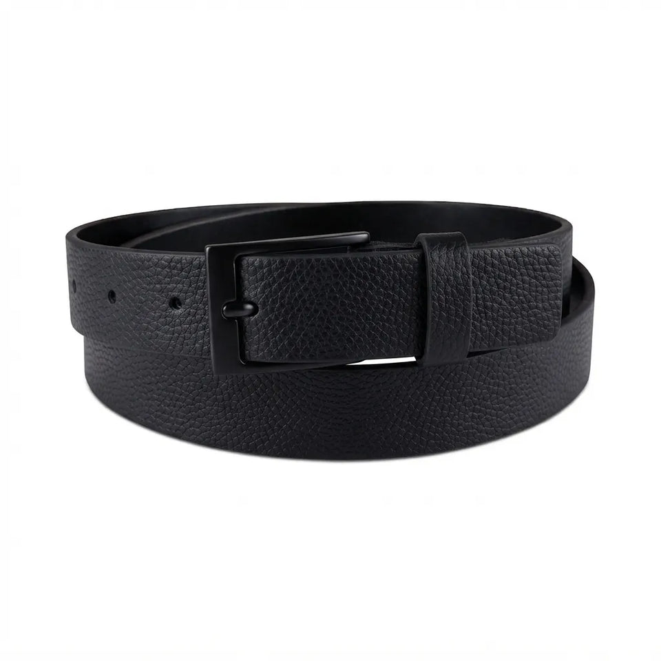 Alfani Men's Black Leather Casual Belt