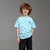Sinsay Boy's Multi Blue Chest Printed T-Shirt