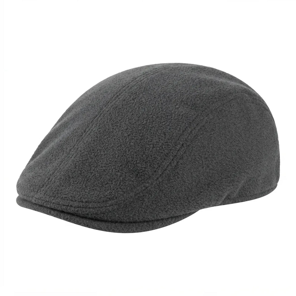 Levi's Men's Dark Gray Classic Wool Blend Newsboy Cap