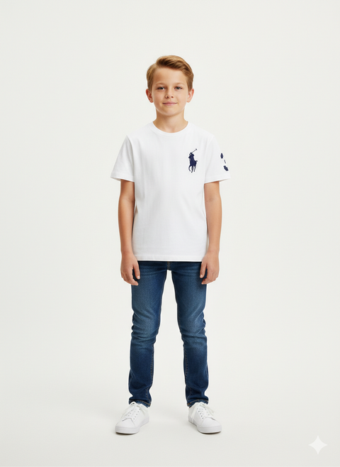 Polo Ralph Lauren Boys White T-Shirt | Polo Ralph Lauren in Lebanon
