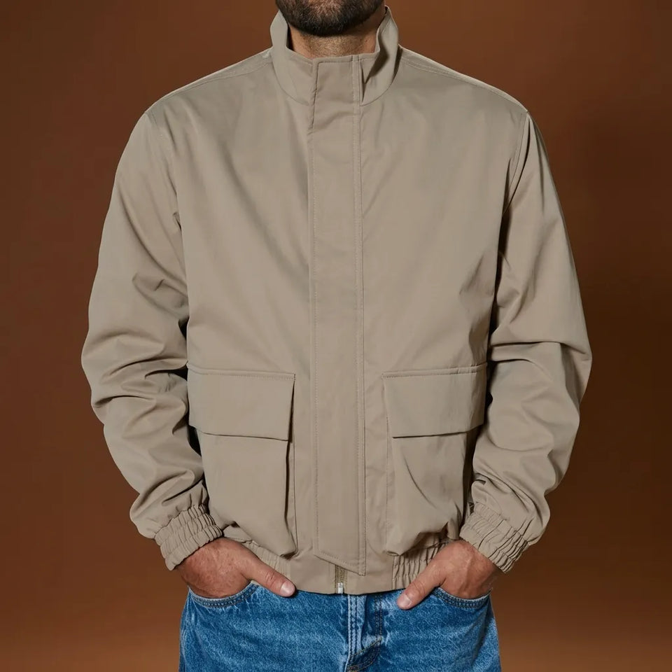 Sinsay Men's Greige Collared Jacket