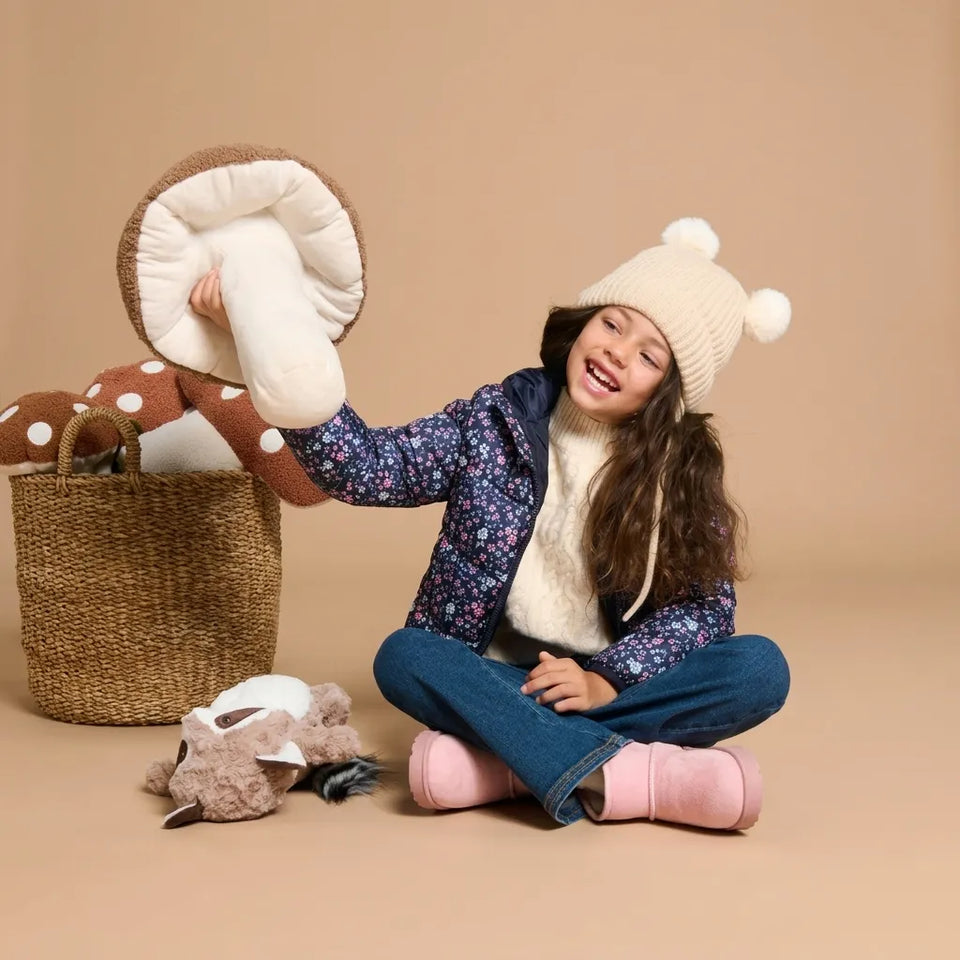 Sinsay Girl's Navy Quilted Jacket