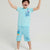 Sinsay Boy's Baby Blue Printed Crew Neck T-Shirt