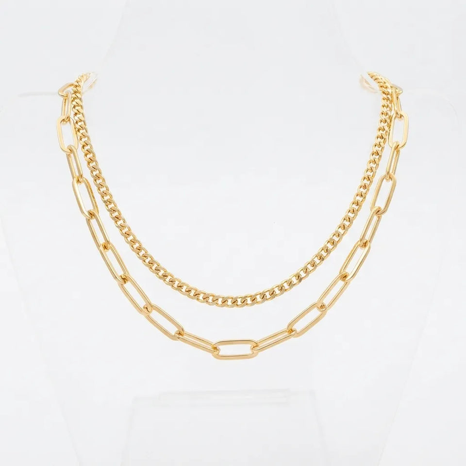 On 34th Women's Gold-Tone Layered Necklace
