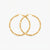 SD Women's Gold-Tone Twist Hoop Earrings